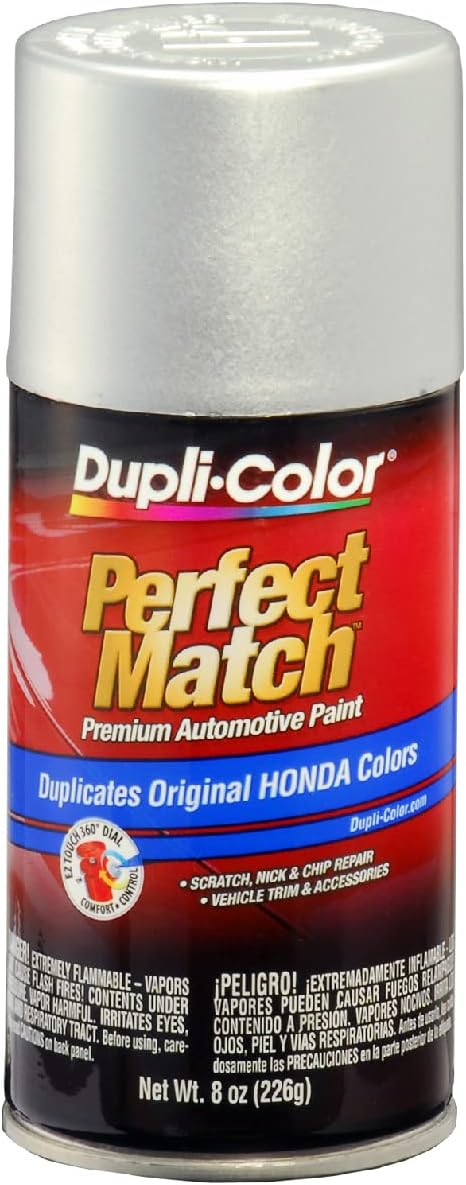 Dupli-Color Ebha09107 Arctic Silver Metallic Honda Perfect Match Automotive Paint - 8 Oz. Aerosol