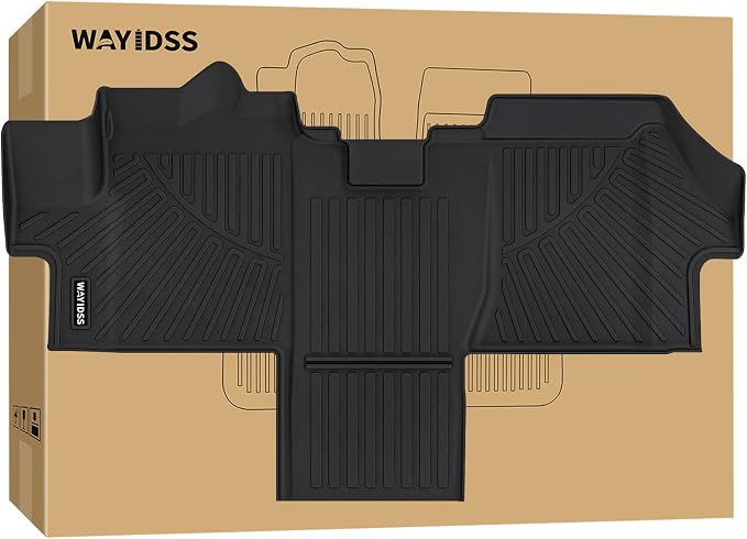 Floor Mats Fits 2018-2024 2025 2026 Dodge Ram Promaster 1500/2500/3500,TPE All Weather Protection Car Front Row Mats, Black mat Accessories(Not Fit for EV & Ram Promaster City)