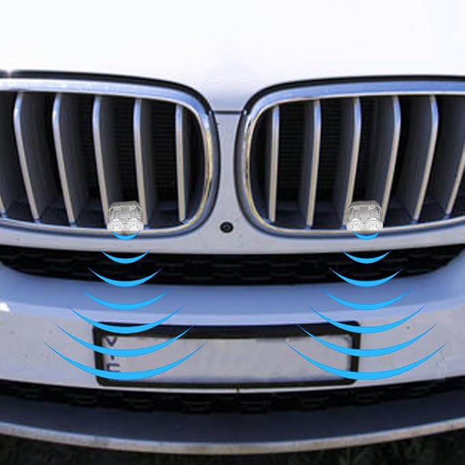 6 Pack Car Deer Warning Whistle Devices, ABS Self-Adhesive Automotive Deer Whistles for Car, Deers Alarm Road Safet-y Horn Device Animal Alert Whistle for Vehicles, Motorcycles(COLOR:Transparent)