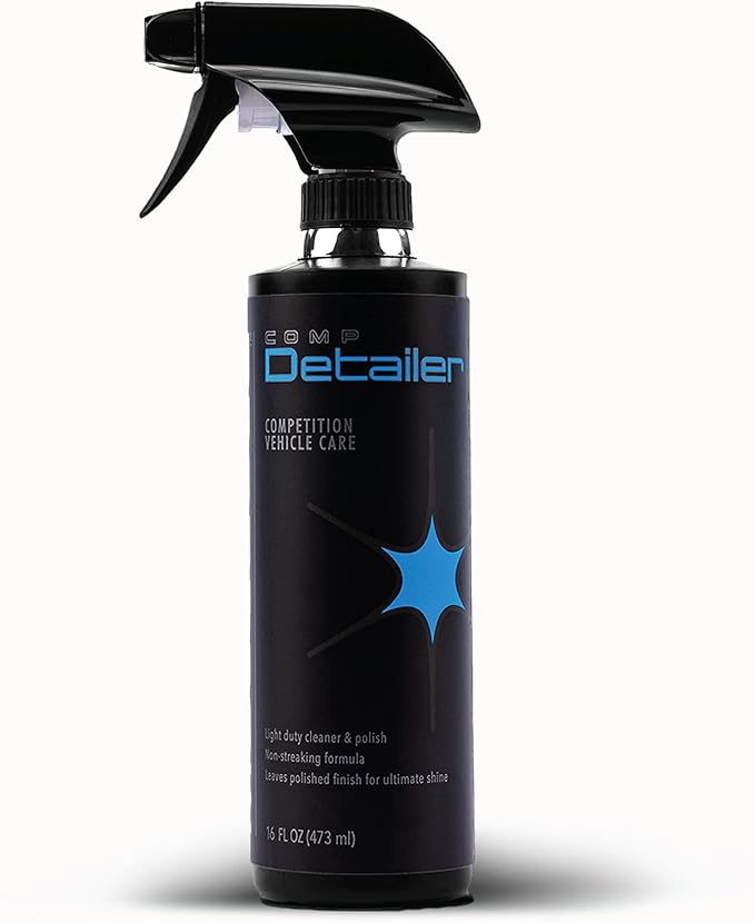 Molecule Competition Detailer Spray | Instant Car Shine Spray for Detailing Kits | Cleans & Polishes Auto Surfaces | Resists Dirt Buildup | Car Accessories Safe | 16 Ounces