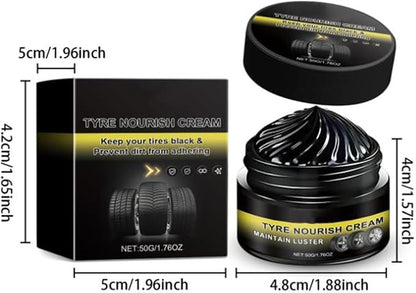 Car Detailing Cream High Efficiency Auto Care Cream Revitalizes Faux Leather & Tires for Long Lasting Shines Faux Leather Restorer