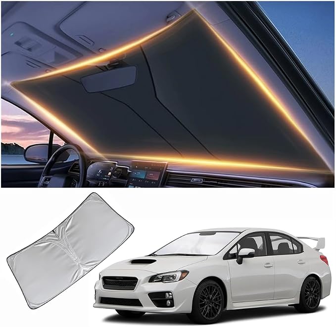 Windshield Sun Shade for Subaru Impreza Front Window Shades Cover for 2010-2025 Impreza Windshield Sun Visor Protector Car Accessories