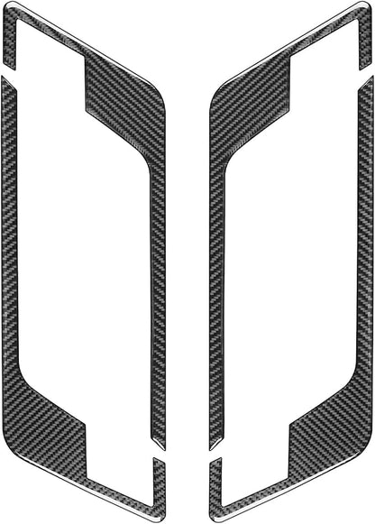 NVCNX Real Premium Carbon Fiber for Toyota Tundra 2022-2026 / Sequoia 2023-2026 2024 2025 Truck Pickup SUV Car Door Armrest Cover Interior Trim Accessories Overlay Sticker 4PCs not for Extended Cab