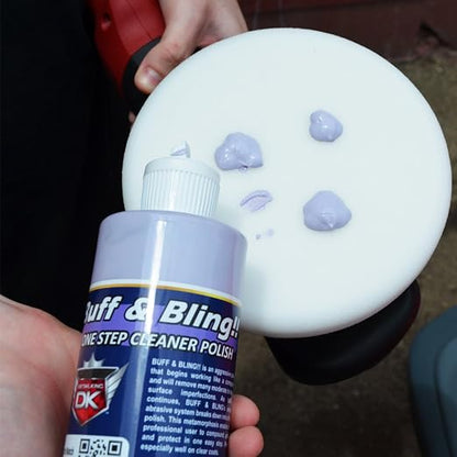Detail King Buff & Bling!! - One Step Compound & Polish in 1 - Buff Out Scratches & Polish Your Paint to A Dazzling Gloss!(Gallon)