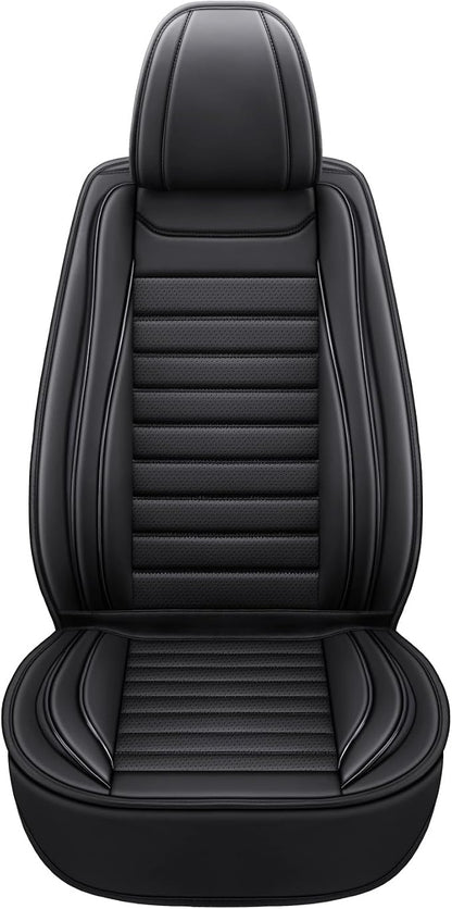 MINGBRON Car Seat Covers,Car Seat Protector Waterproof,Seat Covers Full Set, Car Seat Protectors,Automotive Seat Covers Fit for Most Cars Black