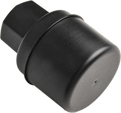 Wheel Tire Sponge Brush for Car Polishing and Waxing with Protective Lid, Featuring Curved and Flat Shape Applicators (Black trim)
