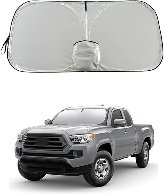 Tacoma Windshield Sun Shade, Sunshade Windshield Visor for Toyota Tacoma 1995-2025.