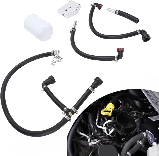 CP4 Disaster Prevention Bypass Kit, Replacement for Super Duty 2011 2025 6.7L, with Aluminum Alloy Construction and Easy Installation