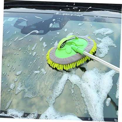 Gatuida 3pcs Car Wash Brush Car Wash Car Cleaning Supplies Car Wash Dust Brush Car Accessories Mop for Cleaning Supplies Vehicle Wash Brush Microfiber Duster No Scratches Cleaning Brush, Greenx3pcs