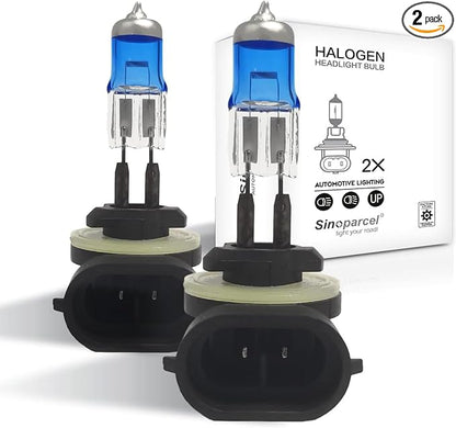 Sinoparcel 881 Halogen Fog Light Bulb 3800K, 150% More Brightness Replacement for Standard 27W Bulb, Pack of 2