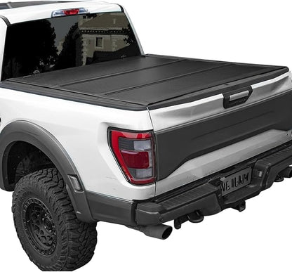 Low-pro Hard Top Tri Fold Tonneau Cover compitable with 2020-2026 Chevy Silverado/GMC Sierra 2500 3500 HD 6.9ft(82.2") Bed, Not for CarbonPro Bed
