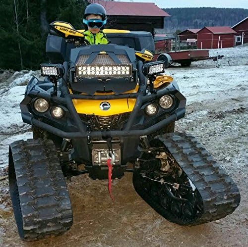 Willpower 7 inch 2x36w Flood LED Work Light Bar for Truck Car ATV SUV 4X4 Jeep Truck Driving Lamp