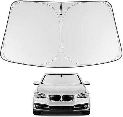 Proadsy 2026 Upgrade Front Windshield Sun Shade Foldable Sunshade Protector Custom Fit 2011-2016 BMW 5 Series Accessories