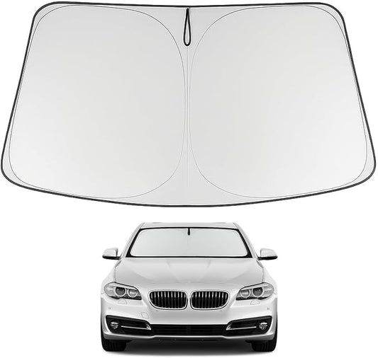 Proadsy 2026 Upgrade Front Windshield Sun Shade Foldable Sunshade Protector Custom Fit 2011-2016 BMW 5 Series Accessories