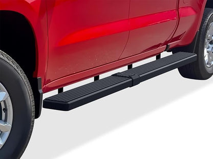 APS (Stainless Steel 6in Wheel to Wheel) Bars Compatible with Chevy Silverado GMC Sierra 1500 2019-2026 Crew Cab 6.5ft Bed & 2500 HD 3500 HD 2020-2026 (Silverado 1500 LTD Sierra 1500 LD 2022)