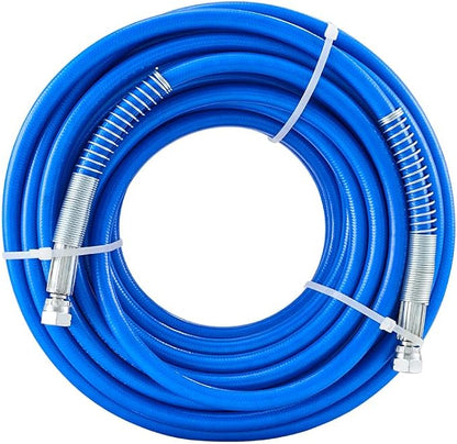 VEVOR Airless Paint Spray Hose Kit, 50ft, 3600 psi High Pressure Fiber Tube with 8 inch Extension Rod Pole, 517 Tip and Tip Guard, 1/4 inch Swivel Joint, for Homes, Buildings, Decks, or Fences