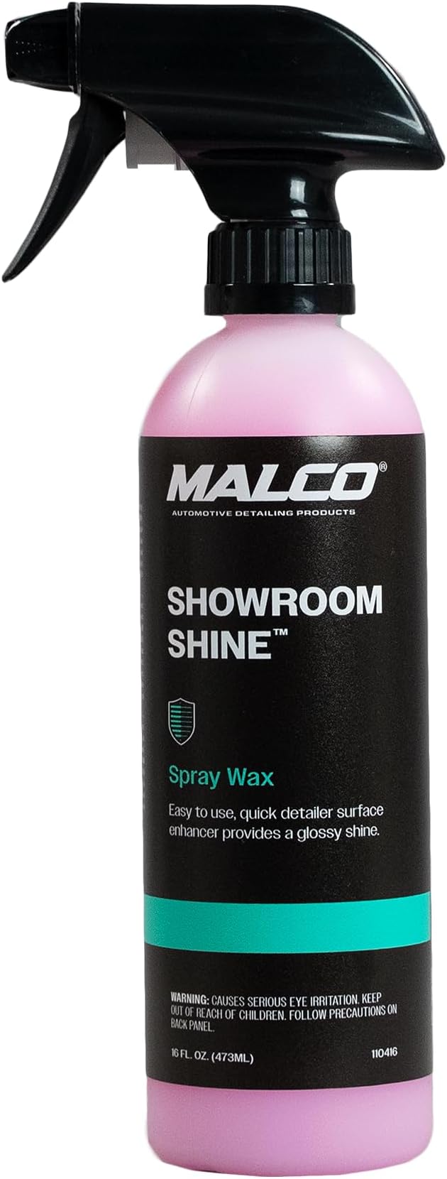 Malco Showroom Shine Spray Car Wax and Instant Detailer - Best Car Wax Spray for Professional Finish/Easy to Use Instant Detailer/Cleans and Waxes Painted Surfaces, Metal and Glass (110416)