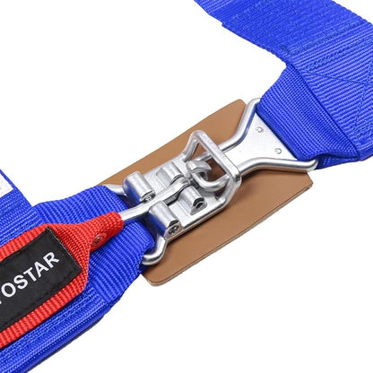 Kyostar 4 Point Harness Set 3 Inch with Ultra Soft Heavy Duty Shoulder Pads (8163 Blue)