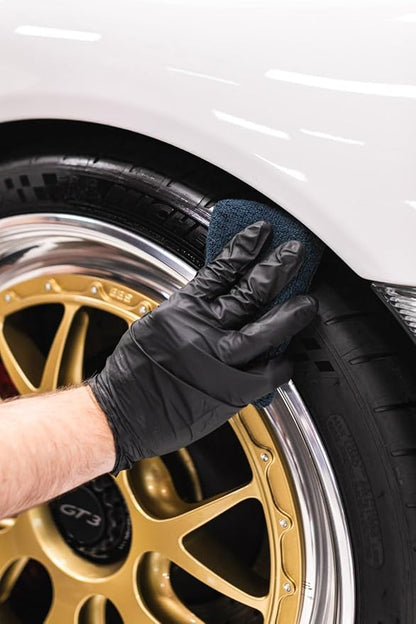 The Rag Company - Premium Grade Microfiber Detailing Applicator Sponges - Versatile Detailing Tool, Extra Absorbent, Able to Withstand Numerous Uses, 3in x 5in, Black (12-Pack)