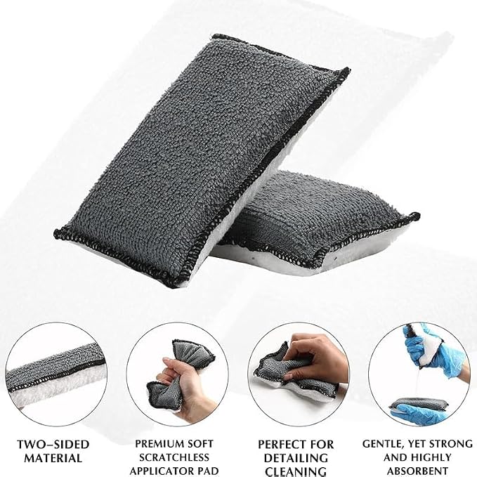 10Pcs Car Detailing Brush Set, Car Detailing Kit,Car Dashboard Cleaning Soft Brush, Suitable for Cleaning Internal Brush Panels, Vents, Leather, and Computers.