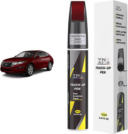 XNA Tango Red Pearl Metallic(R-525P) for Honda Touch Up Paint, Car Scratch Remover for Nicks and Chips Repair, 2-In-1 Quick & Easy Fix Car Scratch Repair Kit with Exact Color-Matched