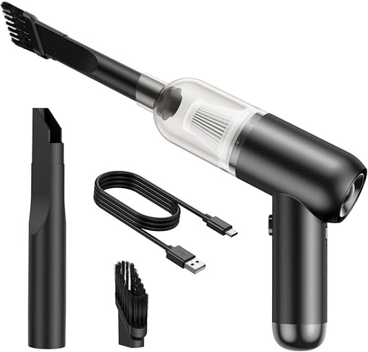 Portable Handheld Car Cordless Vacuum Cleaner with Powerful Suction, High Power Mini Sweeper, Dust Buster, Lightweight, Easy to Hold,Quiet Electric Air Duster,Small Vacuuming for Home,Kitchen,Gift