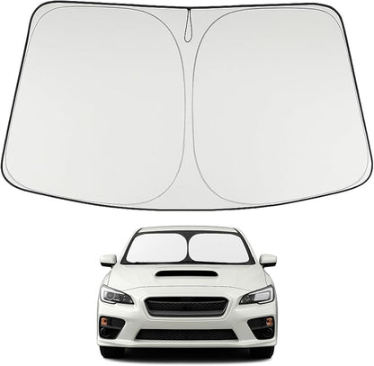 Proadsy 2026 Upgrade Windshield Sun Shade Custom Fit 2008-2014 WRX Foldable Front Sunshade Protector Sun Visor Blocks UV Rays Keep Car Cooler
