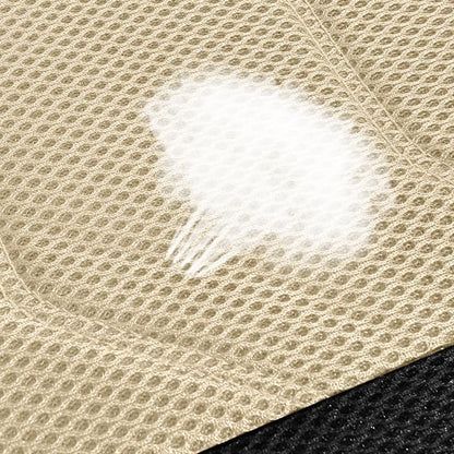 Pariiaotin 3D Air Mesh Car Seat Cover Front Sets Washable and Breathable Premium Cloth Automotive Vehicle Seat Covers for Cars Interior, Universal Fit for Most Cars, Sedan, Truck, SUV(Black/Beige)