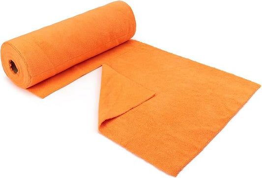 Autofiber Mr. Everything Roll-o-Rags Premium Microfiber Towels on a Roll - 16 inch x 16 inch - 20/roll (Orange)