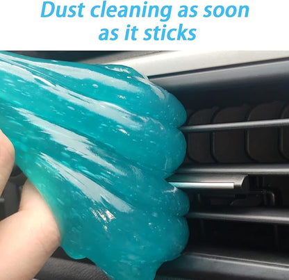 Moly Magnolia Cleaning Gel for Car, Universal Detailing Putty Gel Detail Tools Car Interior Cleaner, Removal Putty Keyboard Cleaner for Car Vents, PC, Laptops, Cameras (Blue)