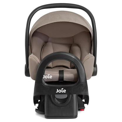 Joie Baby, Rue Lightweight Infant Car Seat & Anti-Rebound Base, Side-Impact Protection, 5-Point Harness, and UPF 50+ Canopy for Newborns and Infants (Mocha)