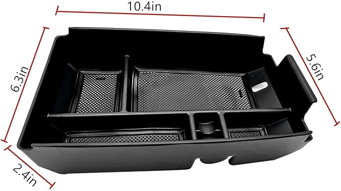 Center Console Organizer Interior Storage Box Fits for Ford Escape 2020 2021 2022 2023 2024 2025 2026 and 2021 2022 2023 2024 2025 2026 Bronco Sport Accessories