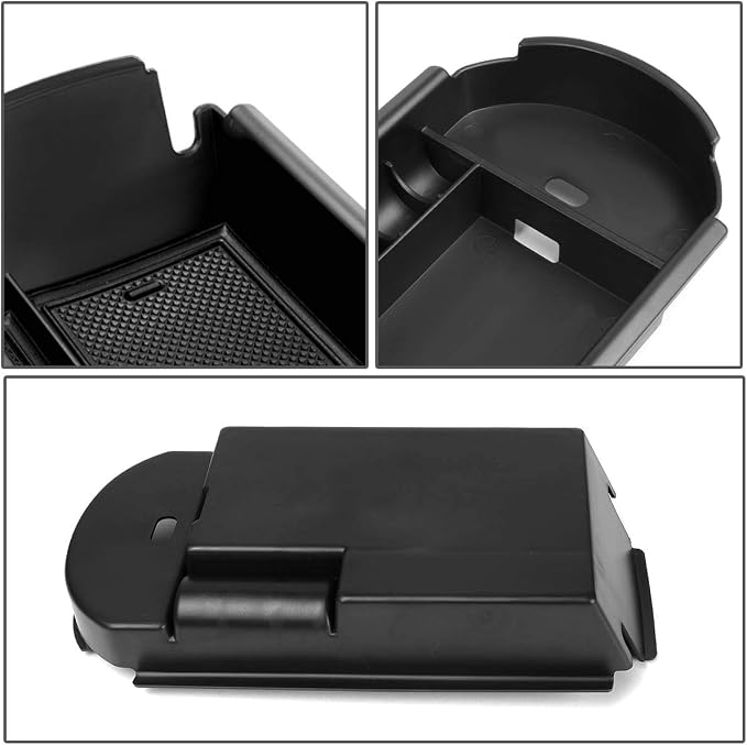 DNA MOTORING ZTL-Y-0005 Center Console Armrest Organizer Tray [for 18-19 C-HR],Black