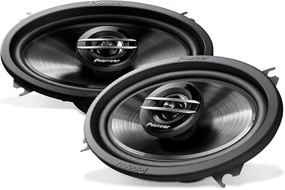 PIONEER G-Series TS-G4620S 4” x 6” 2-Way Speakers (Pair) – 210W Max, Balanced Sound + Smooth Treble, Great Stock Replacement, High-Efficiency Speaker Designed for OEM Power