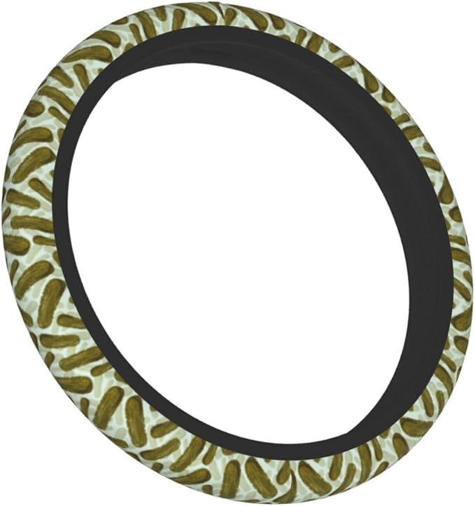 Pickles Steering Wheel Covers Non Slip Neoprene Steering Wheel Protector Cover Universal 15 Inch for Men Women Car Truck