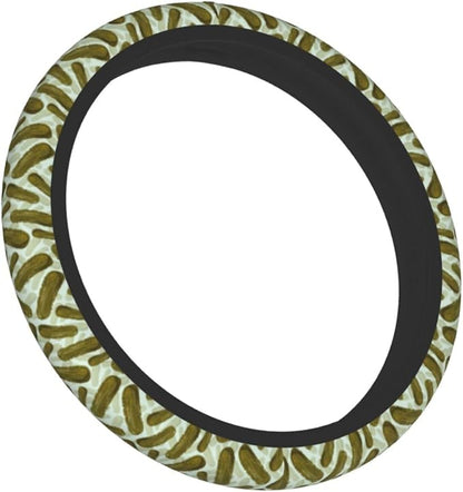 Pickles Steering Wheel Covers Non Slip Neoprene Steering Wheel Protector Cover Universal 15 Inch for Men Women Car Truck