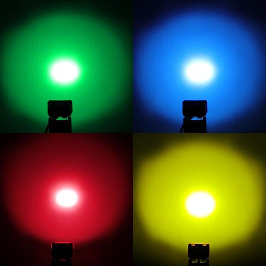 Green LED Pods Covers 2pcs 3x1.8 LED Pod Lights Bars Green Covers | High-Grade Green PC, Tactical Military Look, Snap-On Install, 3x1.8" Fit, Off-Road LED Protection.