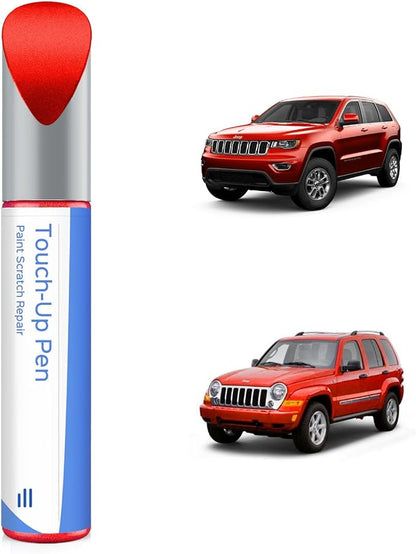 PR4/TR4 Flame Red Touch Up Paint Compatible with Jeep Exact Match Chips and Nicks Touch Up
