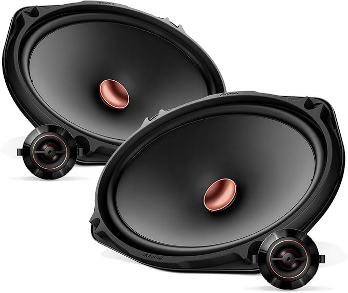 PIONEER D-Series TS-D69C 6” x 9” 2-Way Speakers (Pair) – 330W Max, Crisp Highs + Clear Vocals, Ideal Factory Upgrade, Add an Amplifier for Even Better Performance