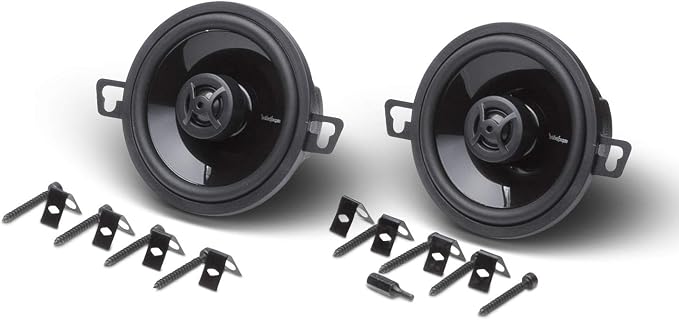 Rockford Fosgate P132 Punch 3.50" 2-Way Coaxial Full Range Speakers - Black (Pair)
