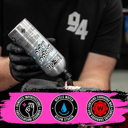 Muc-Off Wundershine, 16.9 fl oz - High-Performance Car Polish, Motorcycle Polisher and Detailer - Bodywork and Metal Polish for Bikes, Motorbikes, Cars