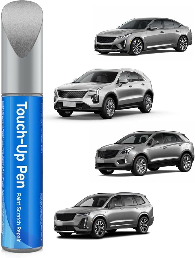 GXD/WA130H Argent Silver Metallic Touch Up Paint Compatible with Cadillac Exact Match Touch Up Paint Car Scratch Repair