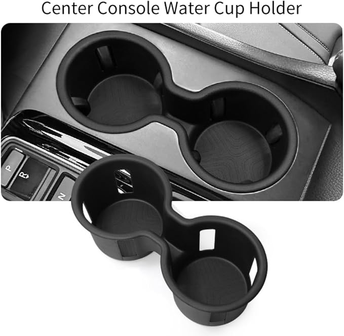 BIBIBO 4Pack for New 2026 Honda Pilot Center Console Organizer 2026 Pilot Console Armrest Tray+Cup Holder +Wireless Charging Mat +Central Divider Insert Organizer 2026 Honda Pilot Accessories