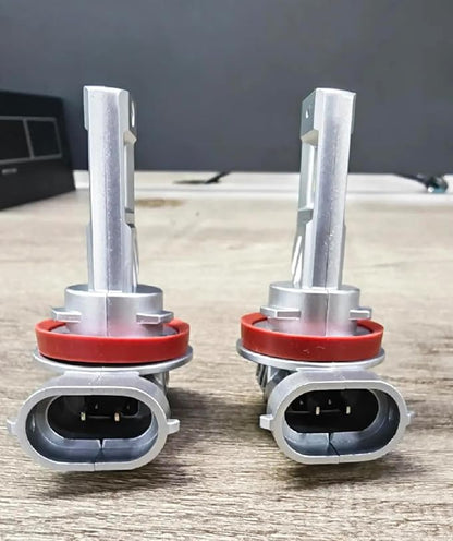 SEALIGHT H11/H9/H8 Light Bulb, 800% Brighter than Origin, 6500K Output Canbus Ready, 44,000LM Powersports IP68 80000Hrs Lifespan, 1：1 Size Installation, Pack of 2