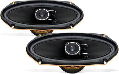 PIONEER A-Series TS-A4103 4” x 10” 2-Way Speakers (Pair) – 120W Max, Balanced Sound + Smooth Treble, Enhanced Bass, Great Stock Replacement