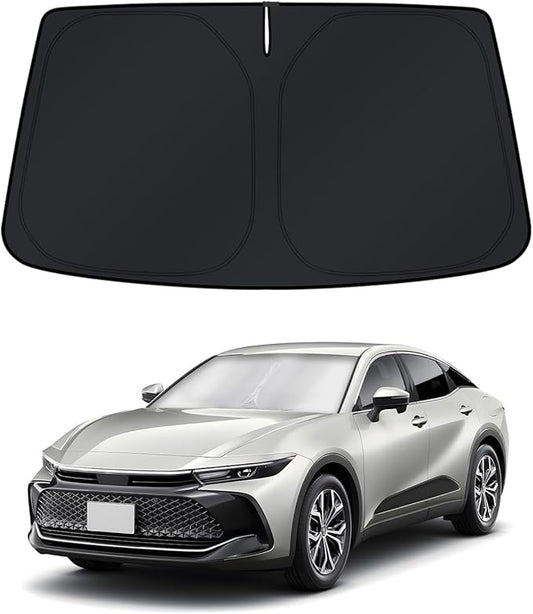 KUST Windshield Sun Shade for Toyota Crown 2023 2024 2025 2026 Accessories Window Sunshade Sun Visor Protector Foldable Blocks UV Rays Keep Your Car Cooler