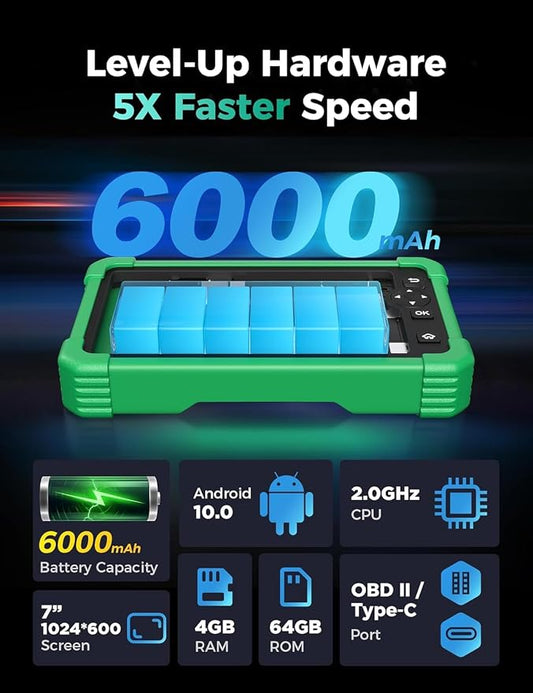 Launch X431 CRP919 EV 2026 Bidirectional Scan Tool, for Electric Vehicles New Energy Cars, All-in-One Full System Diagnostic Scanner, 43+ Reset, ECU Coding, CANFD&DOIP, FCA AutoAuth, 2Yrs Free Update