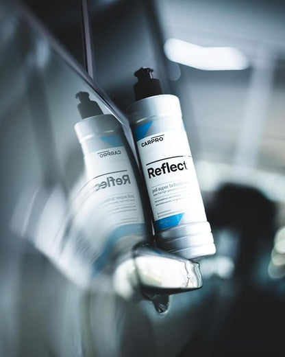 CARPRO Reflect High Gloss Finishing Polish - Reflective & Glossy Finish Without Durable Fillers, Silicones, Waxes, Polymers, or Teflon - Body Shop Safe, No Dusting. Rotary & Dual Action - 250ml (8oz)