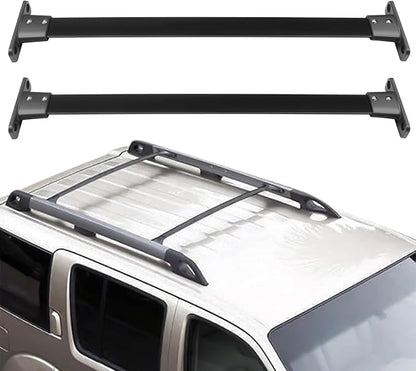 OCPTY Roof Rack Cross Bars Fit for Nissan Pathfinder 2005 2006 2007 2008 2009 2010 2011 2012 Cargo Bars for Cargo Carrier Bag Luggage Kayak Canoe Bike Snowboard Skiboard