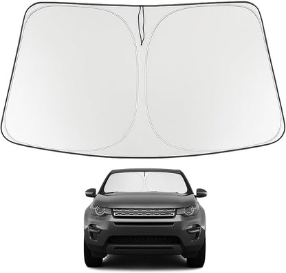 Proadsy 2026 Upgrade Front Windshield Sun Shade Foldable Sunshade Protector Custom Fit 2014-2019 Discovery Sport Accessories